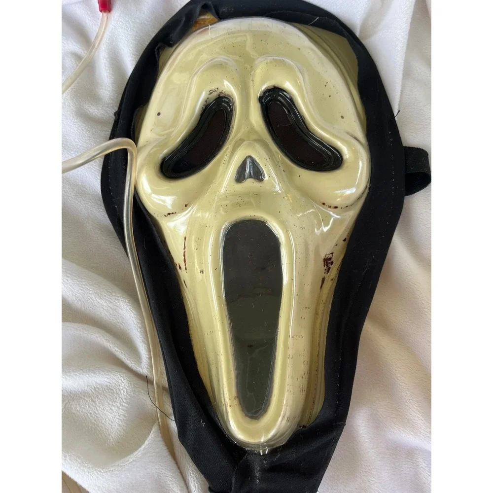 Vintage‎ Scream Ghostface Bleeding Mask Fun World Horror Movie Halloween Cosplay